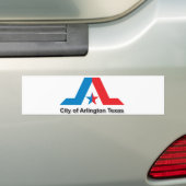 Flagge der Stadt Arlington Autoaufkleber (Auf Auto)