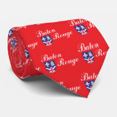 Flagge der Stadt Baton Rouge Krawatte (Gerollt)
