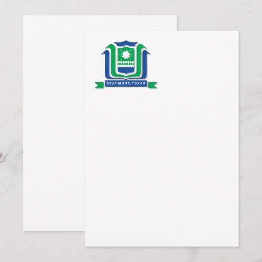 Flagge der Stadt Beaumont (Vorne/Hinten)