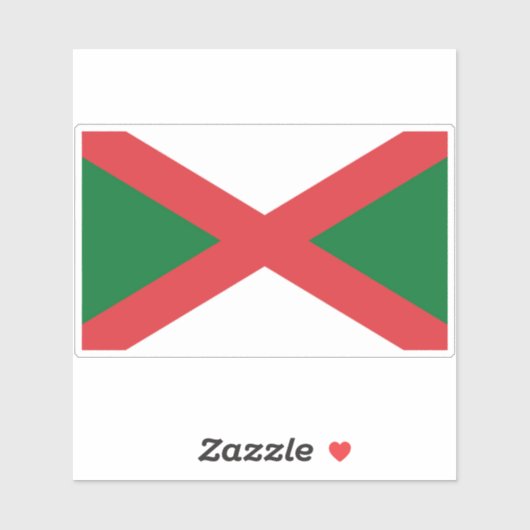 Flagge der Stadt Bexhill auf See Aufkleber (Blatt)