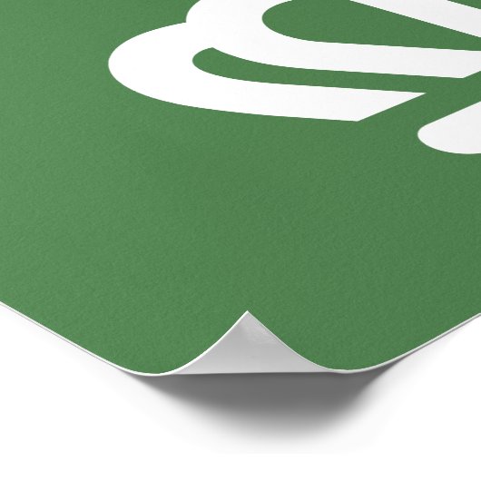 Flagge der Stadt Charlotte Poster (Ecke)