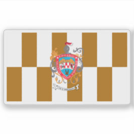 Flagge der Stadt Chihuahua, Mexiko Aufkleber