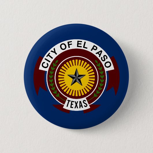 Flagge der Stadt El Paso, Schaltfläche "Texas Pinb Button (Vorderseite)