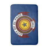Flagge der Stadt El Paso, Texas Badezimmer Mat Badematte (Vorderseite Vertikal)