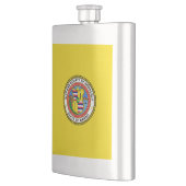 Flagge der Stadt Honolulu, Hawaii Flask Flachmann (Links)