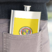 Flagge der Stadt Honolulu, Hawaii Flask Flachmann (Beispiel)