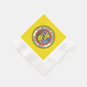 Flagge der Stadt Honolulu, Hawaii Napkins Serviette (Ecke)