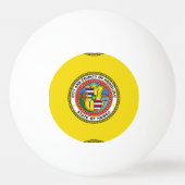 Flagge der Stadt Honolulu, Hawaii Ping Pong Ball Tischtennisball (Rückseite)