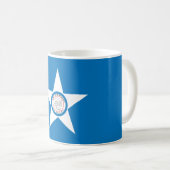 Flagge der Stadt Houston Kaffeetasse (VorderseiteRechts)