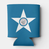 Flagge der Stadt Houston, Texas Can Cooler Dosenkühler (Rückseite)