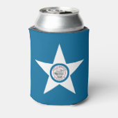 Flagge der Stadt Houston, Texas Can Cooler Dosenkühler (Kanne Rückseite)