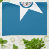 Flagge der Stadt Houston, Texas Küchentuch (Gefaltet)