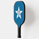 Flagge der Stadt Houston, Texas Pickleball Schläger (Links)