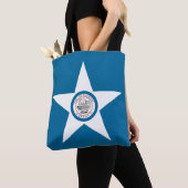 Flagge der Stadt Houston, Texas Tote Bag Tasche (Von Nahem)