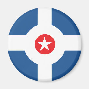 Flagge der Stadt Indianapolis Magnet