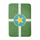 Flagge der Stadt Jackson, Mississippi Bad Mat Badematte (Vorderseite Vertikal)