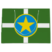 Flagge der Stadt Jackson, Mississippi Große Gesche Große Geschenktüte (Vorderseite)