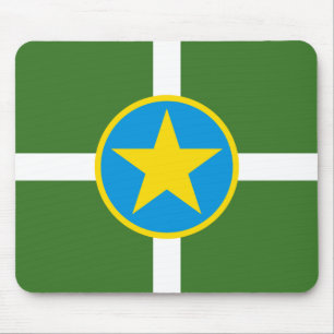 Flagge der Stadt Jackson, Mississippi Mouse Pad Mousepad