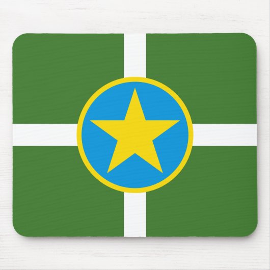 Flagge der Stadt Jackson, Mississippi Mouse Pad Mousepad (Vorne)