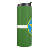 Flagge der Stadt Jackson, Mississippi Thermal Tumb Thermosbecher (Nach links gedreht)