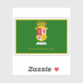 Flagge der Stadt León, Guanajuato, Mexiko Aufkleber (Blatt)