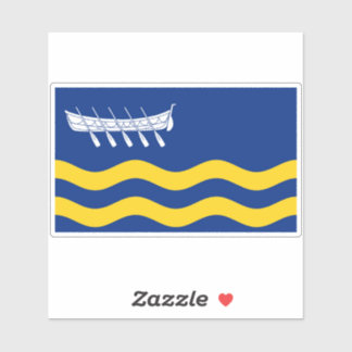 Flagge der Stadt Lytham St Annes Aufkleber