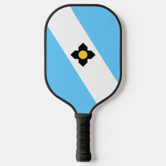 Flagge der Stadt Madison (Wisconsin) Pickleball Schläger