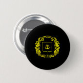 Flagge der Stadt Mariupol Ukraine Button (Vorne & Hinten)