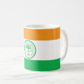 Flagge der Stadt Miami (Florida) Kaffeetasse (VorderseiteRechts)