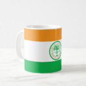 Flagge der Stadt Miami (Florida) Kaffeetasse (Vorderseite Links)