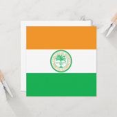 Flagge der Stadt Miami (Florida) Karte (Vorderseite/Rückseite Beispiel)