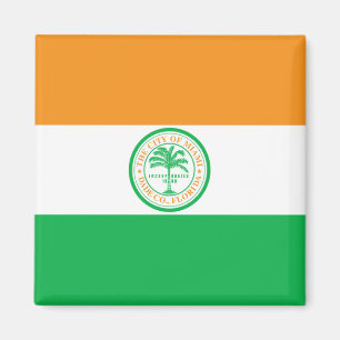 Flagge der Stadt Miami (Florida) Magnet