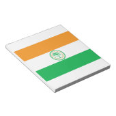 Flagge der Stadt Miami (Florida) Notizblock (angewinkelt)