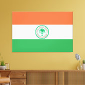 Flagge der Stadt Miami Leinwanddruck (Insitu (Wohnzimmer))