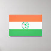 Flagge der Stadt Miami Leinwanddruck (Vorderseite)