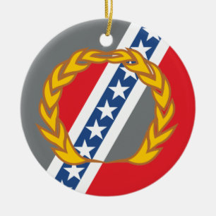 Flagge der Stadt Montgomery Keramik Ornament