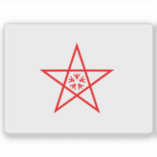 Flagge der Stadt Nagasaki, Nagasaki, Japan Aufkleber