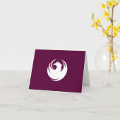 Flagge der Stadt Phoenix - Arizona Karte (Gelbe Blume)