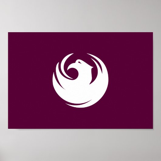 Flagge der Stadt Phoenix Poster (Vorne)