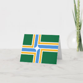 Flagge der Stadt Portland Karte