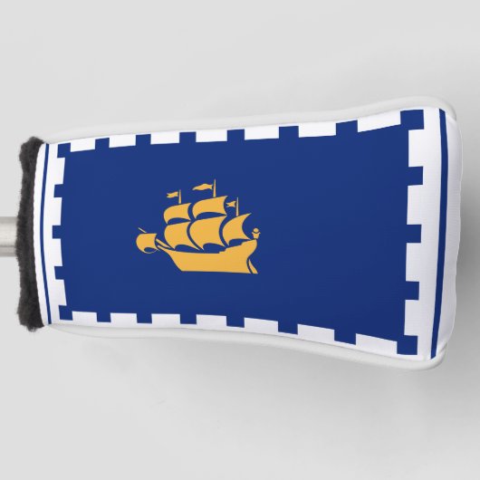 Flagge der Stadt Quebec Golf Headcover (Vorderseite)