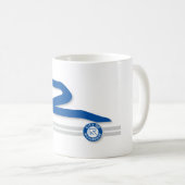 Flagge der Stadt Richardson Kaffeetasse (VorderseiteRechts)