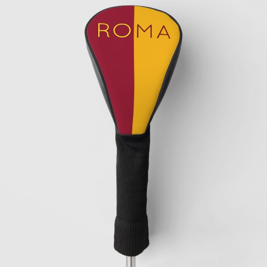 Flagge der Stadt Rom, Italien Golf Headcover (Vorderseite)