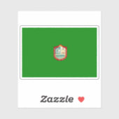 Flagge der Stadt Sullana, Peru Aufkleber (Blatt)