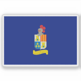 Flagge der Stadt Tarma, Peru Aufkleber