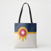 Flagge der Stadt Tulsa, Oklahoma State Tasche (Vorderseite)