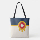 Flagge der Stadt Tulsa, Oklahoma State Tasche (Rückseite)