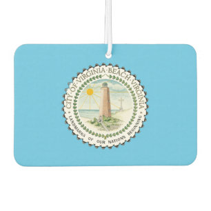 Flagge der Stadt Virginia Autolufterfrischer
