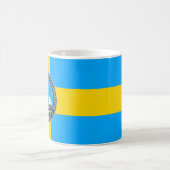 Flagge der Stadt Wilmington, Delaware Kaffeetasse (Mittel)