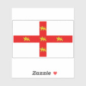 Flagge der Stadt York Aufkleber (Blatt)